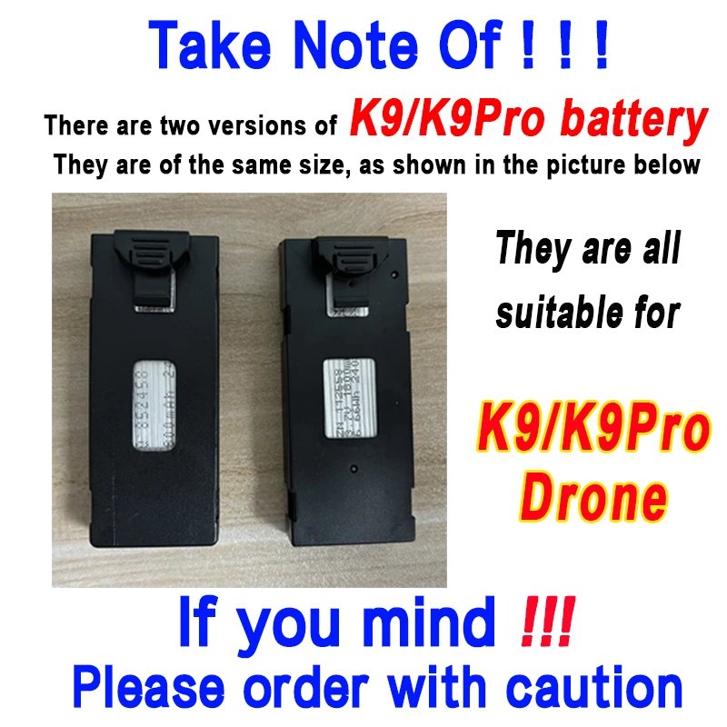 K9/K9โปรโดรนแบตเตอรี่3.7V 1800mAh สำหรับ K9 PRO MINI dron อะไหล่อุปกรณ์เสริม