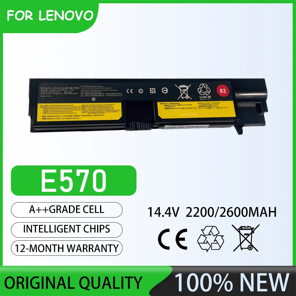 14.4V  2600mAh E570 Laptop battery For lenovo Thinkpad E570  Thinkpad E570C  Thinkpad E575