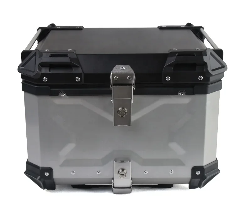 28L 36L 45L 55L 65L 80L 100L Aluminum Alloy motorcycle Tail Boxes luggage Waterproof Shockproof top box Motorcycle parts