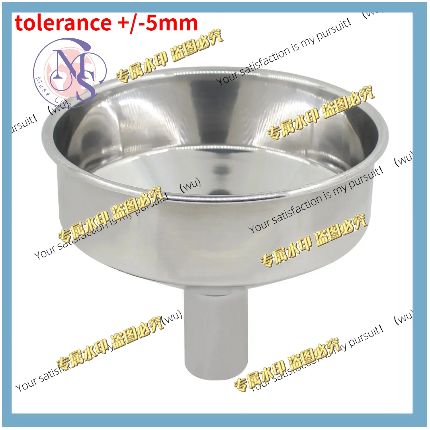 1 stainless steel funnel, large household wine and cooking oil funnel