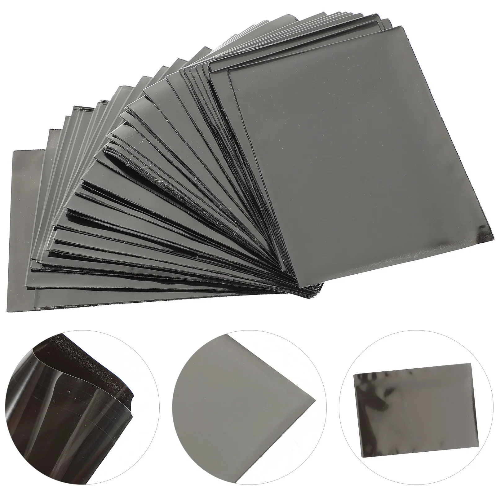 50Pcs Card Sleeves Protective Covers Clear Game Trading Cards Holders Standard Size Deck Protectors Album Card Protectors Thin