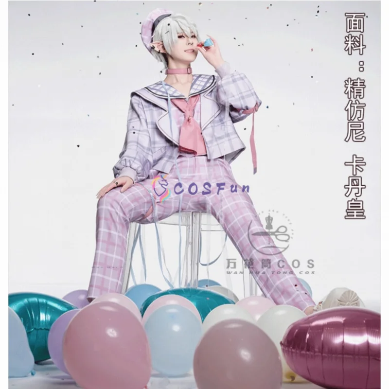 أزياء Vtuber Hololive Kuzuha Kanae التأثيرية معطف قبعة حفلة الهالوين ملحقات موحدة رائعة مجموعة كاملة من الدعائم