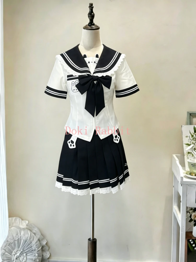 

Summer Korean Popular Y2k Aesthetic Women 3 Piece Set Kawaii Slimming Design Sweet Japanese Lolita Skirt Set 2026 Party Outfits