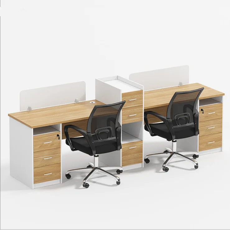 

Стол для персонала, комбинация офисного стола и стула на 4 человека, компьютерный стол для двух человек, стол для персонала