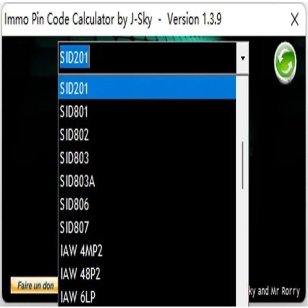 قارئ آلة حاسبة رمز الدبوس IMMO الأكثر مبيعًا لعام 2025 IMMO V1.3.9 look obd2 الماسح الضوئي معدات إصلاح برنامج التشخيص immo off