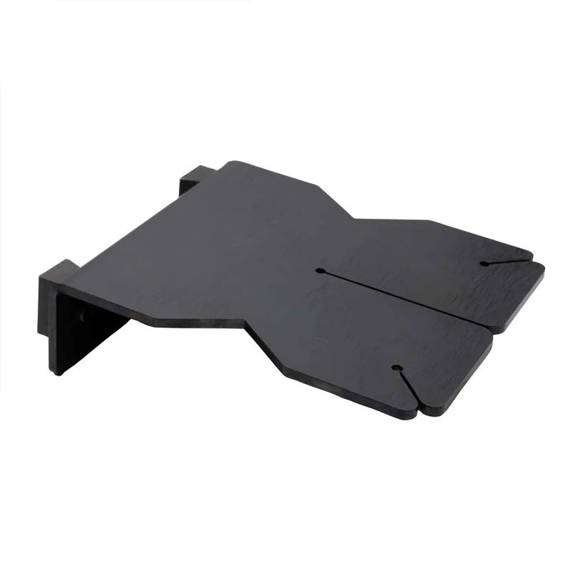 GRS BenchMate Sawing Plate Black Finished Steel Anti-Slip Stable Work Holder Right-Handed Use Jewelry Sawing Cutting Tool