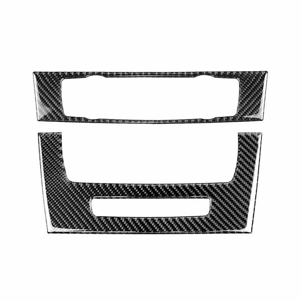 Trim Your For BMW 3 Series for e90 E92 E93 2005 2012 with Carbon Fiber Air Conditioning Decor Enhance Interior Aesthetics
