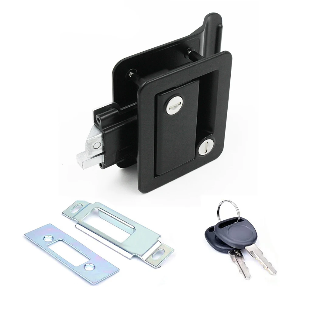 

RV Door Lock Latch Replacement Trailer Truck Locks Security Plated