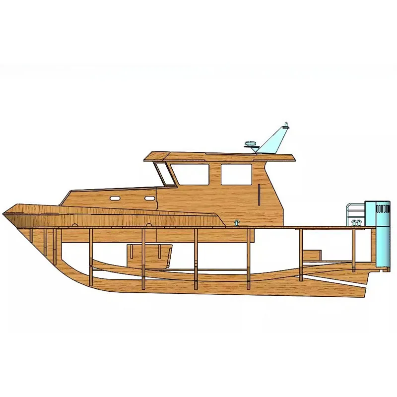 Zestaw statku pomiarowego RC Offshore 1/20 DIY, ręcznie składany drewniany model statku roboczego, model do samodzielnego montażu dla dorosłych, zdalnie sterowany model łodzi, zabawka.
