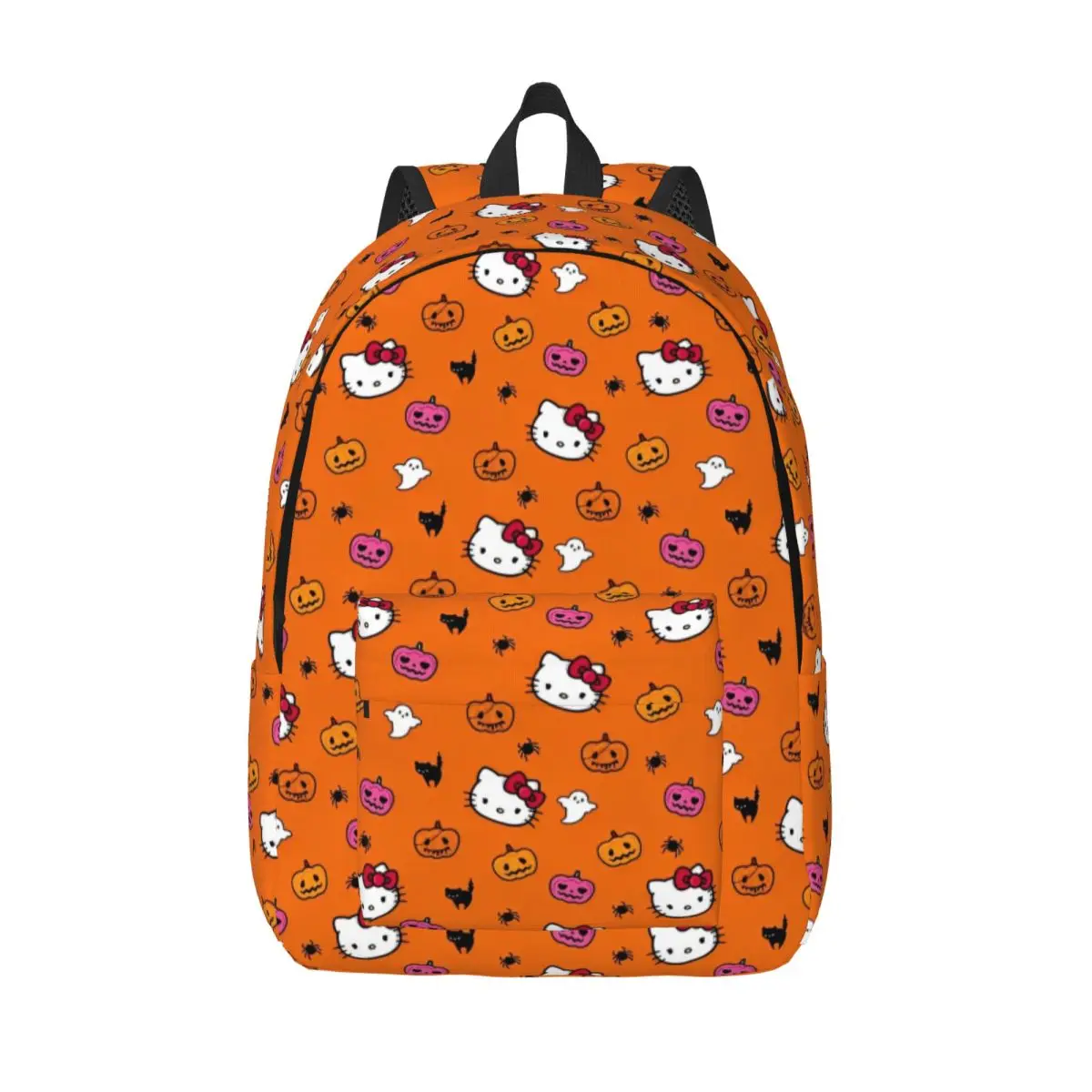 

Hello Kitty Pumpkin Backpack Elementary High College School Student Book Bags Teens Daypack Travel