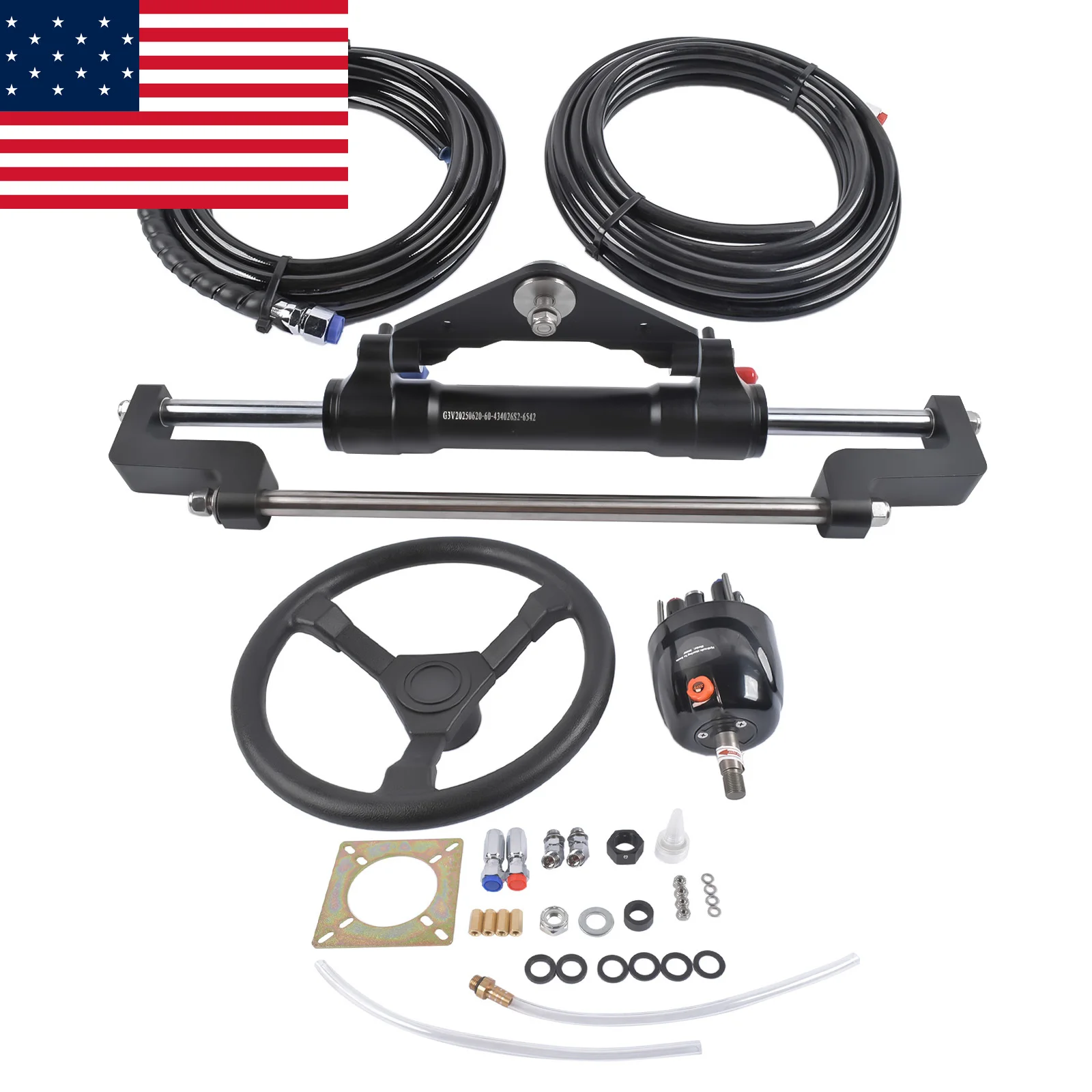 

AP03 Marine Hydraulic Steering System + Helm Pump 468 for Single Engine Boats