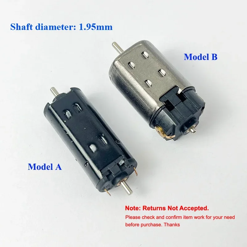 1PC Micro Electric Motor DC 6V 9V 12V 26800RPM High Speed for RC HO Slot Car Rail Model