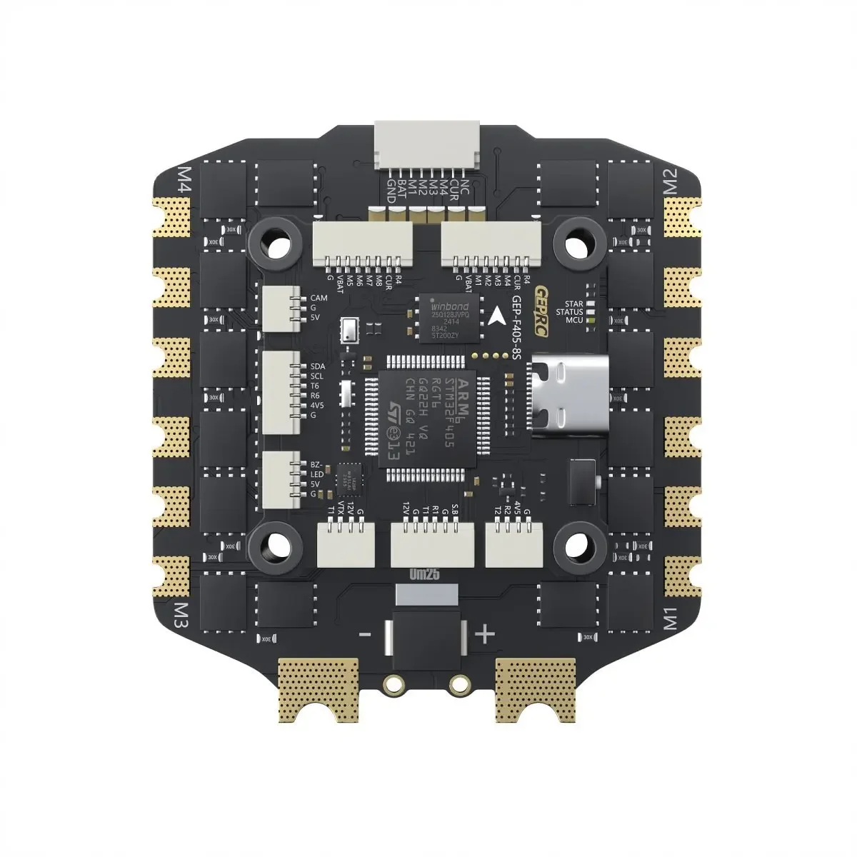 TAKER F405 BLS Stack – 100A 8S 4IN1 ESC, wysoka wydajność dla wyścigowych dronów FPV |   Czarna skrzynka, barometr, zintegrowany LC Fi