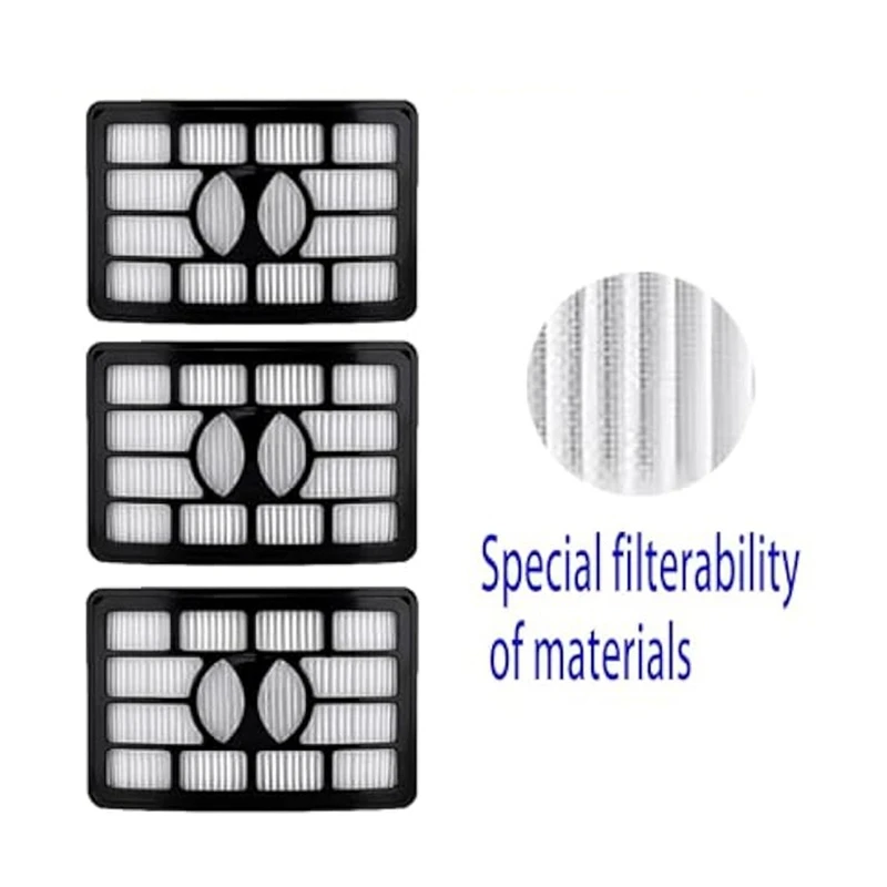 Filtro pós-motor para tubarão Rotator Pro, espuma e feltro filtros, vácuo 1 Brushroll, Duoclean Lift-Away, ZU780, ZU782, ZU785