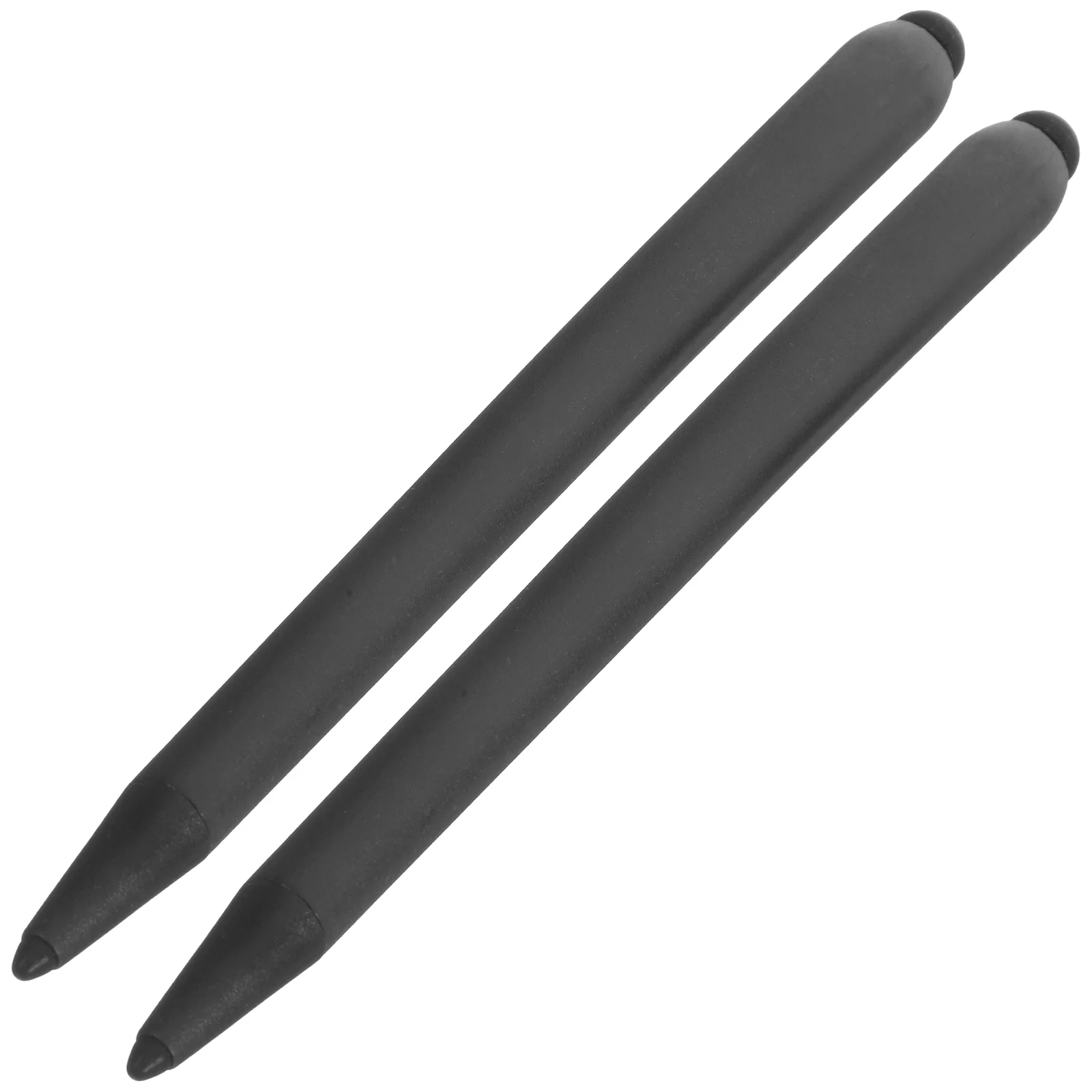 2 Pcs Screen Special Stylus Double-headed Design Handwriting Touch Pen (black Pen) Whiteboard Abs Precision