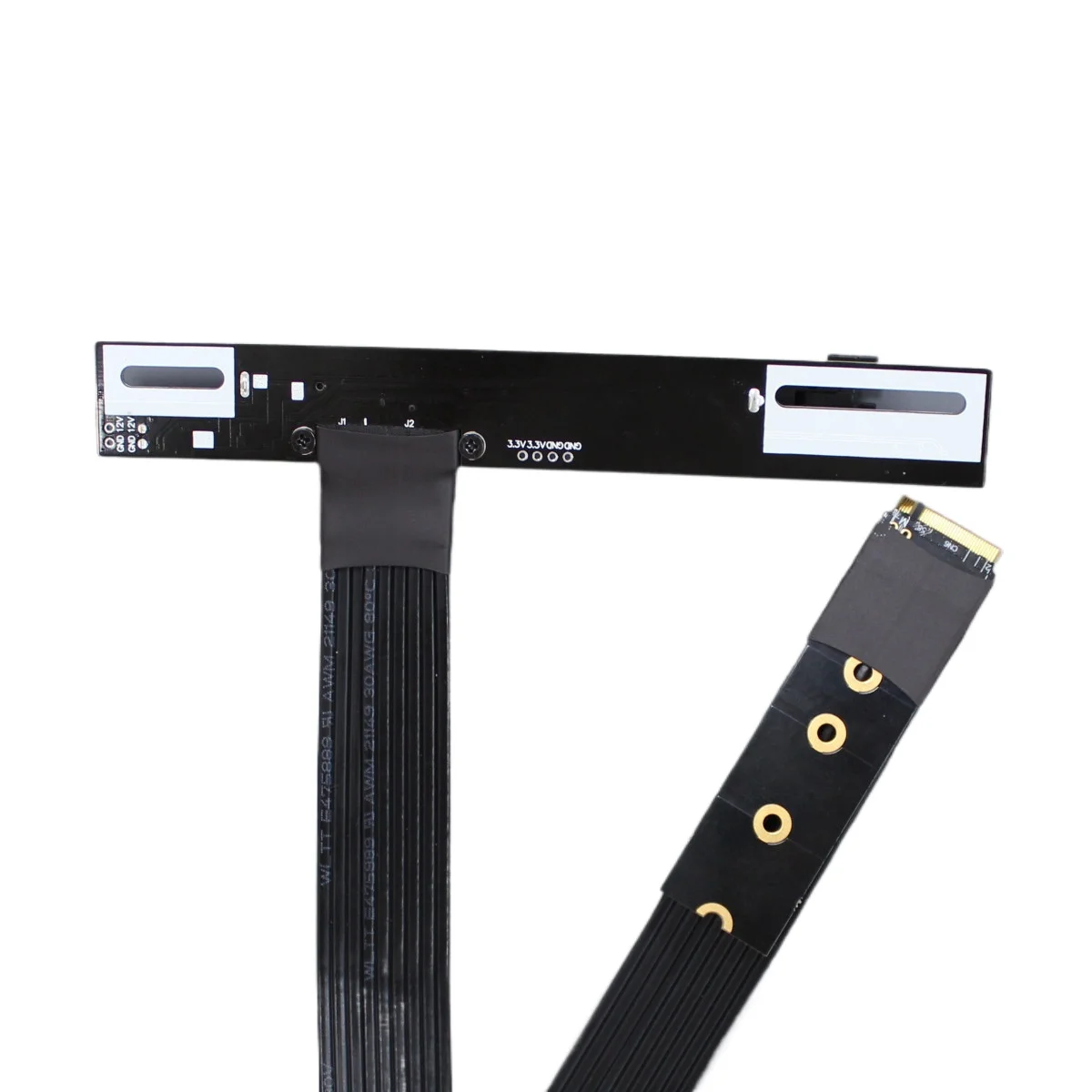 FOR ADT PCIe X4 4.0 M.2 NGFF NVMe Adapter X16 Graphics Card Extension Cable DC Power Boost