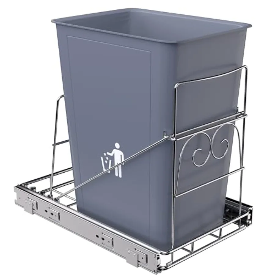 

Pull Out Trash Can Under Cabinet Adjustable Cabinet Trash Can Pull Out Kit Under Sink Slide Out Shelf Bin Not Included Fits Min