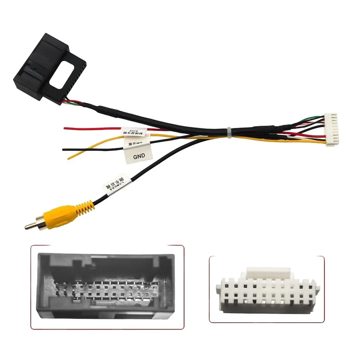 ●  For Video Audio Converter Adapter and Car Backup Camera Parts, RGB to AV Decoder Box Magotan for Cubic Centimeter