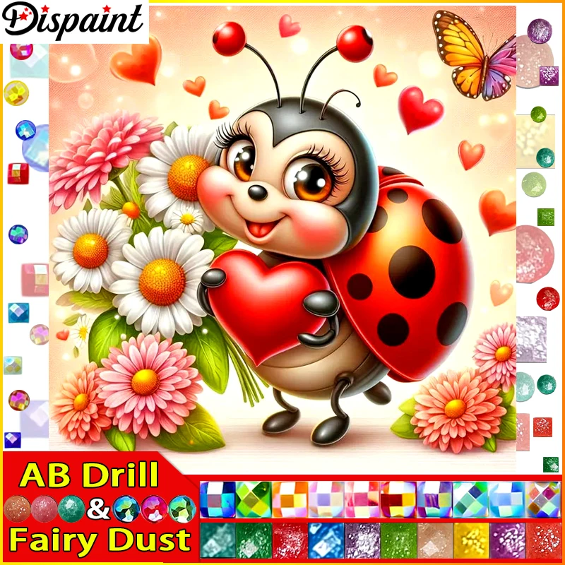 Dispaint Fairy Dust AB Square/Round Drill 5D DIY Diamond Painting 