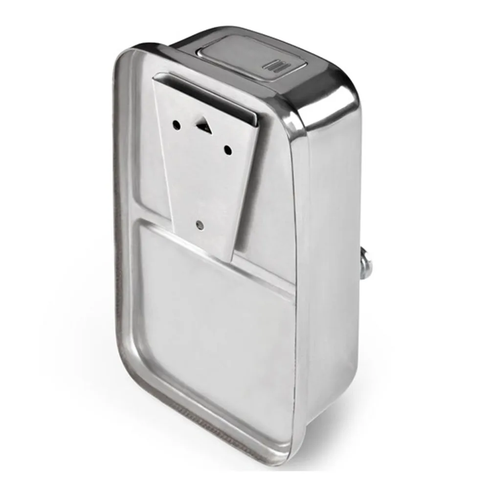 

Stainless Steel Soap Dispenser Wall Mounted Refillable Eco-Friendly Lotion Pump For Bathroom Shampoo Conditioner Shower Gel