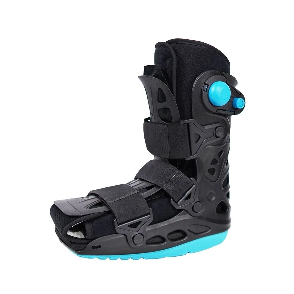 Double Balloon Short Orthopaedic Boot-Adjustable Medical Inflatable Fracture Walker Boot-For Ankle Fracutre Sprain Relieve pain