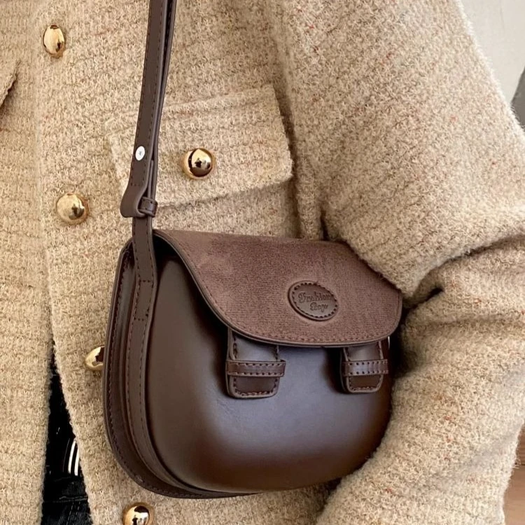 

Осенние высококачественные замшевые сумки через плечо Maillard коричневого цвета из искусственной кожи, сумка через плечо, кошелек для телефона, сумки для хранения, женская сумка, кошелек