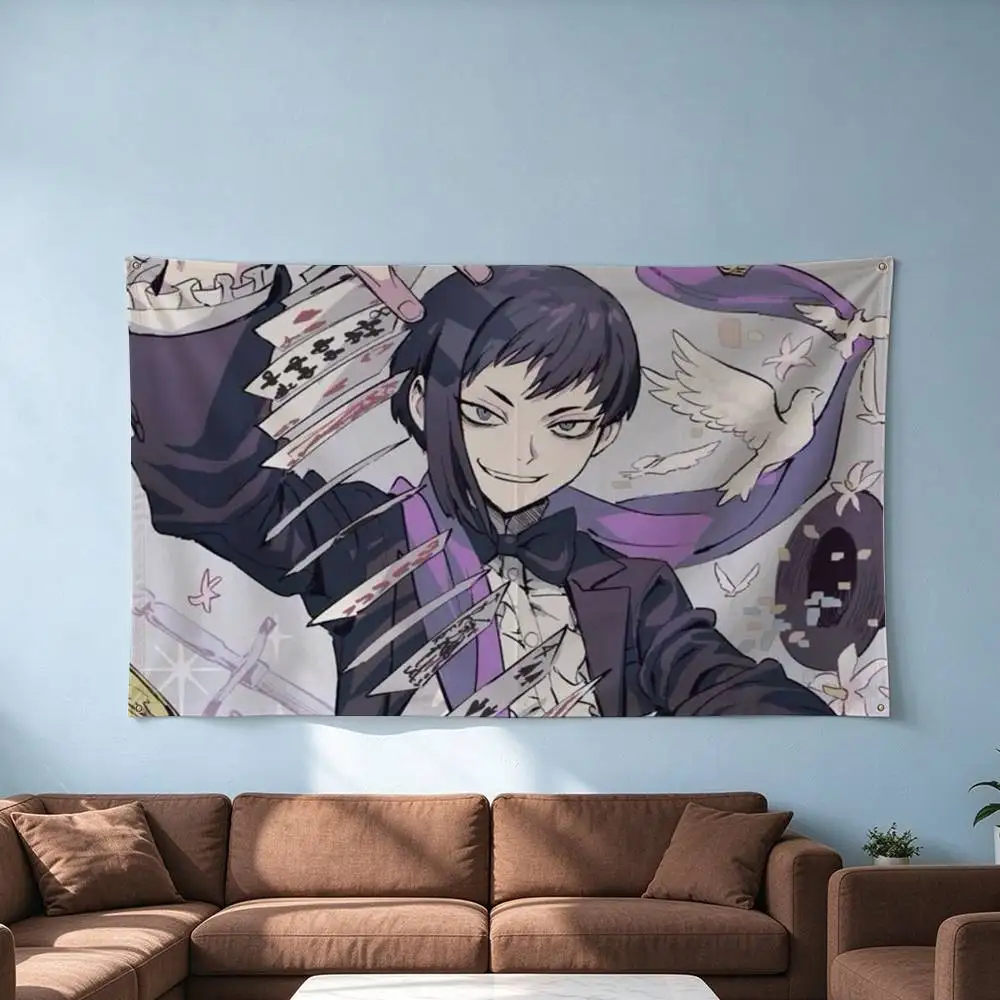 Dr STONE A-Asagiri Gen Anime  Flags Wall Hanging Tapestry Outdoor Garage Room Decorative flag Background Blanket