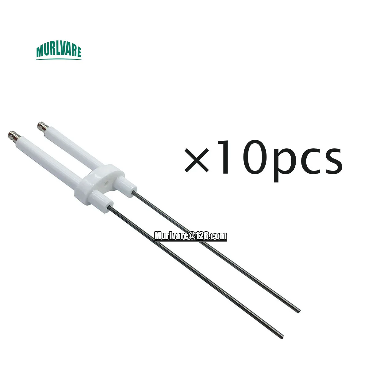 Quemador de Gas GLP NG, caldera, estufa de Gas, aguja de encendido de alta temperatura, electrodo de cerámica, aguja de encendedor, 10 Uds.