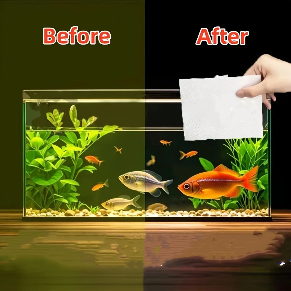 إسفنجة قطنية بفلتر فائق لمرشح حوض السمك لإزالة ألوان مقشدة رغوة القطن الحيوي #1