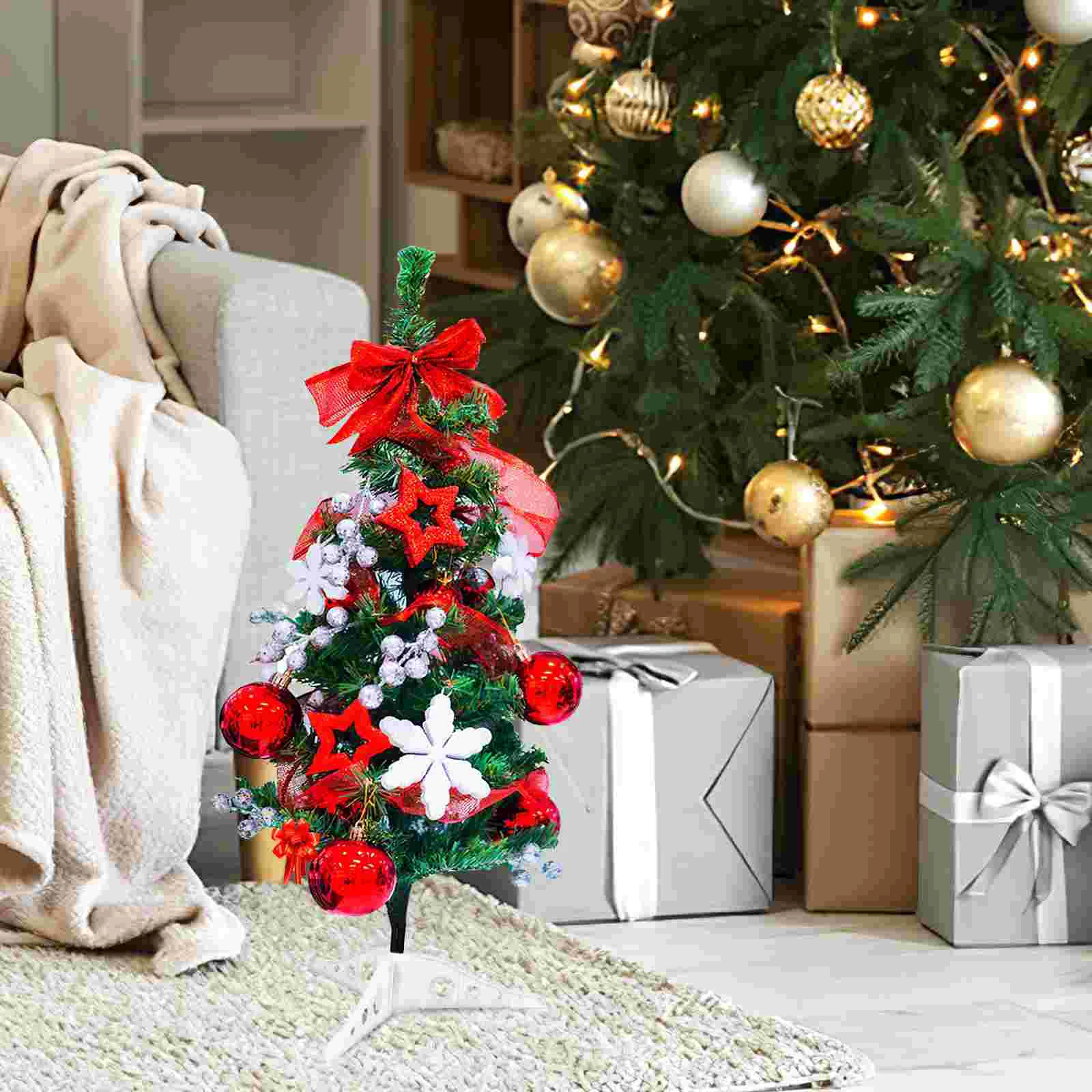 Set di accessori Basi per albero di Natale Supporto di ricambio per decorazioni da 15 cm in plastica