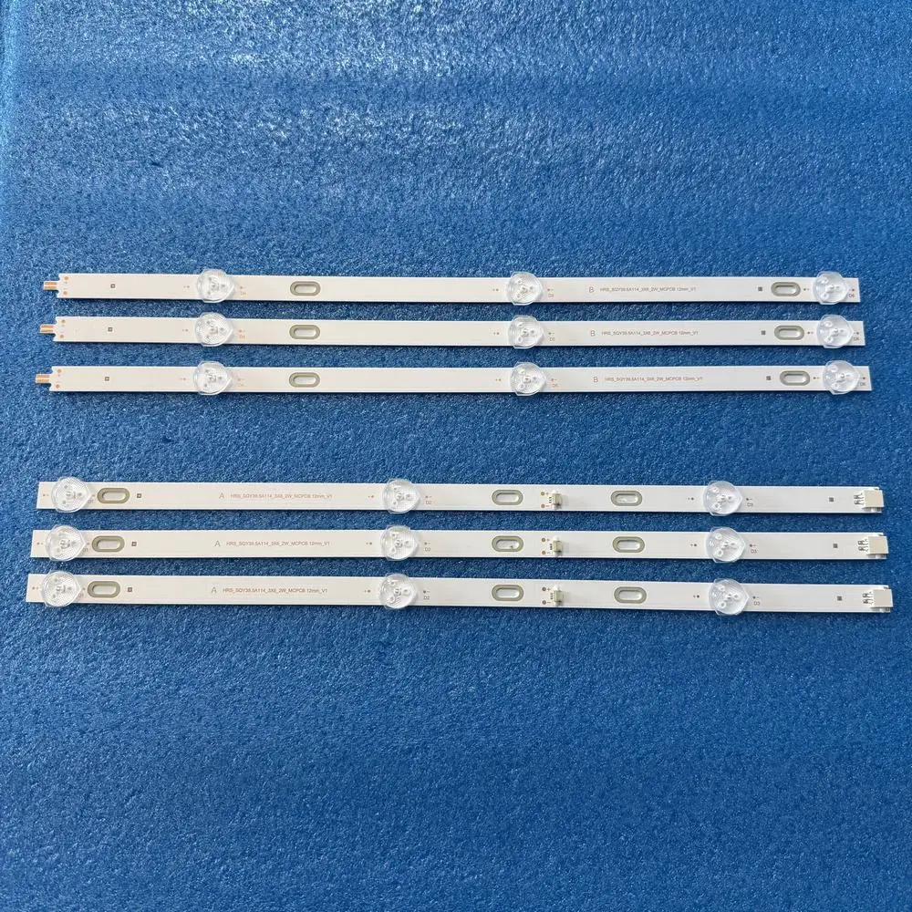 LED Backlight Strip for 4017ST2 HRS SQY39.5A114 3X6 2W MCPCB 12mm V1 BBK 40LEM 1071FTS2C RCA RT4038 V400HJ6 PE1 AE0110478