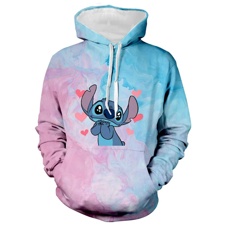 2025 Disney Men's and Women's Mickey Mouse Hoodies 3D Printed Hoodies Jackets Hooded Men's Sweatshirts Tops Children's Clothing