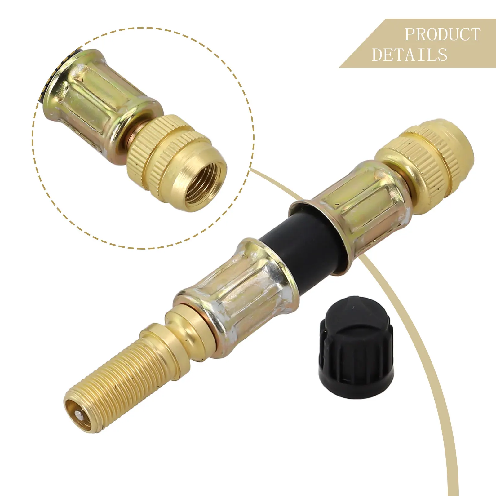 Beautiful Mouth Extension Extension Tube Air Nozzle Extended Pipe Pump Bendable Rubber Hose Compact Size Solid Copper Head