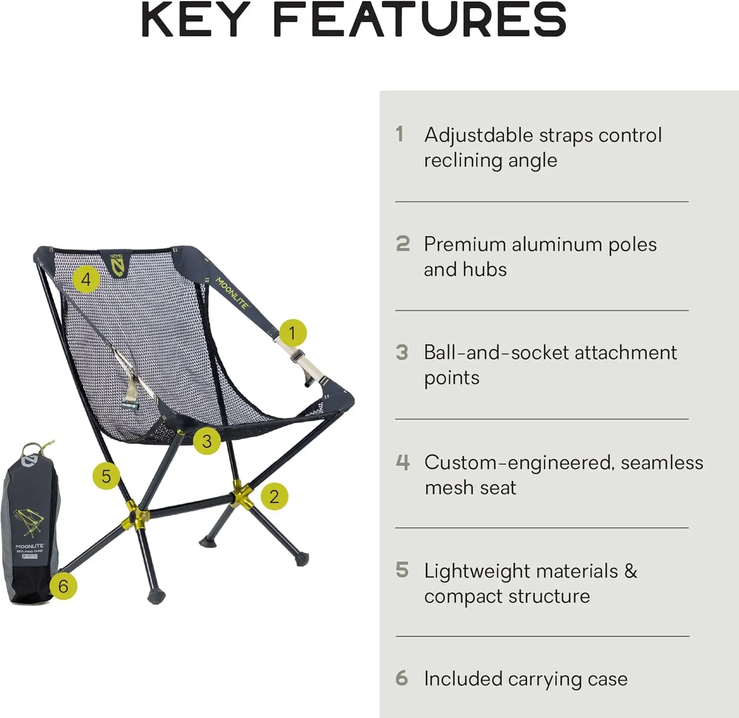 Moonlite Liegestuhl – Einheitsgröße – Bla Pearl