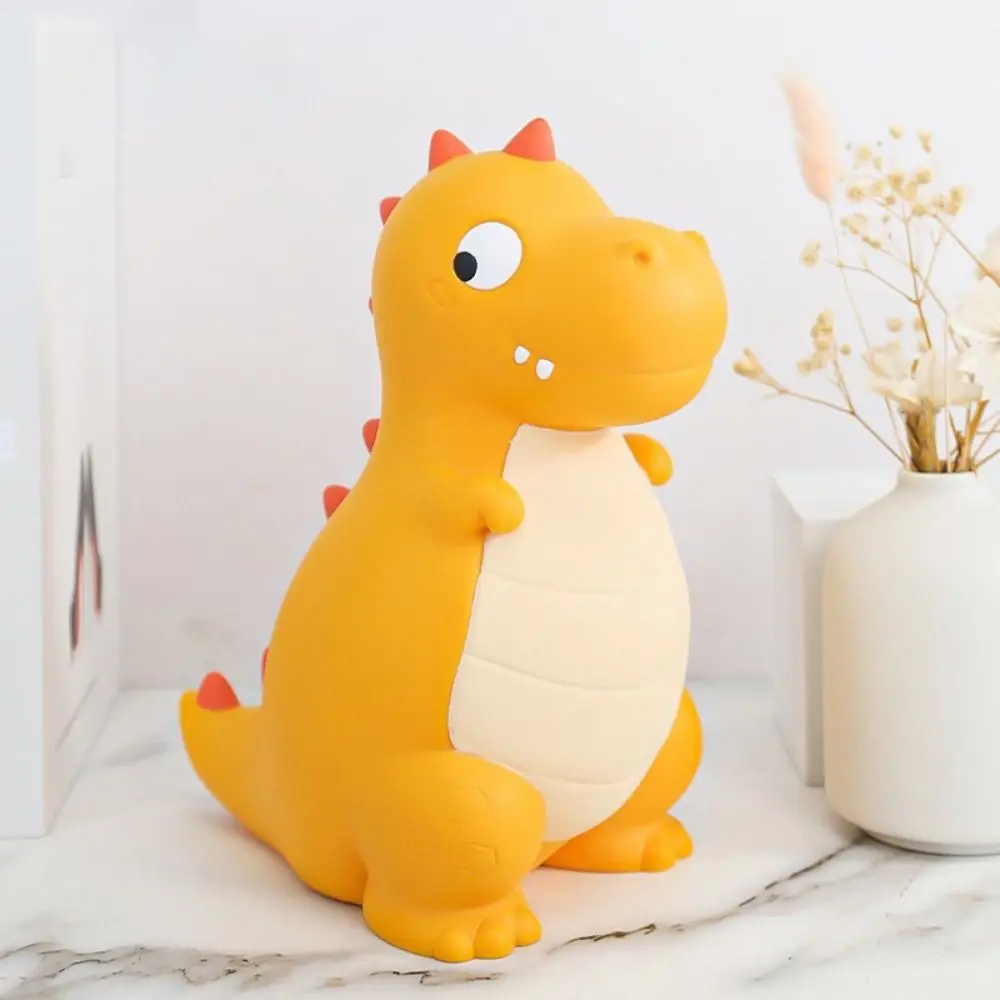 

Creative Cute Dinosaur Piggy Bank Anti-fall Cartoon Dinosaur Storage Jar Vivid Animal Desktop Ornaments Home Decor