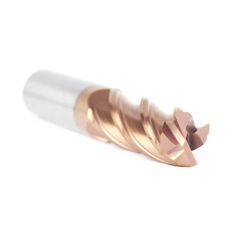 HRC55 solid carbide flat end mills fresas 4 flutes 20x100mm milling cutters high performance for metal cutting steel