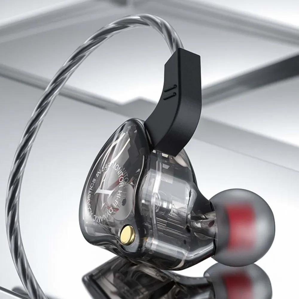 Music Earphones 3.5mm Wired Earphone in-Ear with Mic Wired Headset Deep Bass Round Head Earpiece Headset Listen To Music