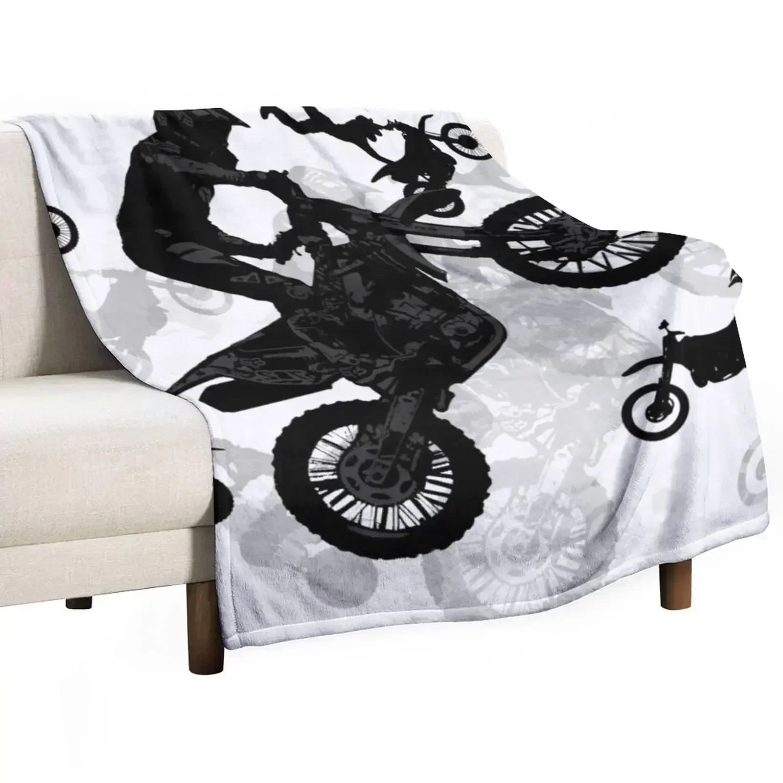 Extreme Stuntmen - Motocross Riders Throw Blanket blankets ands Loose Beach Luxury Thicken christmas decoration Thins Blankets