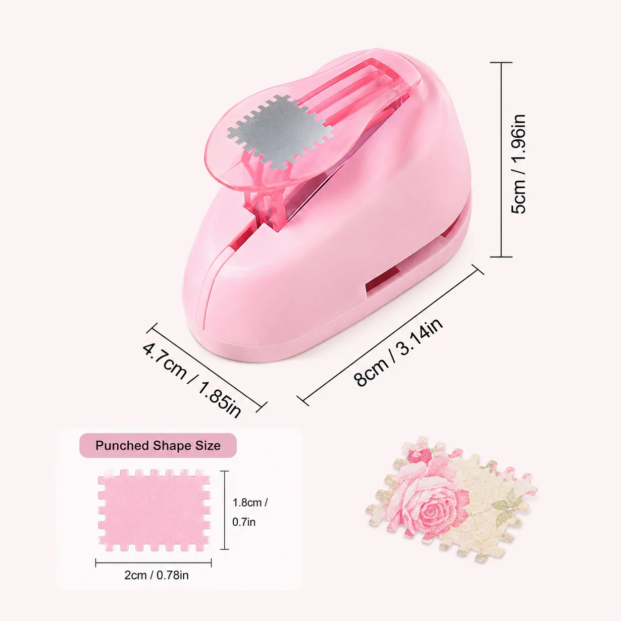 Simple And Portable Stamp Embosser, Lever-style Manual Punch For Easy Use, For Decorating Diaries And Scrapbooks, School Supplie view 2