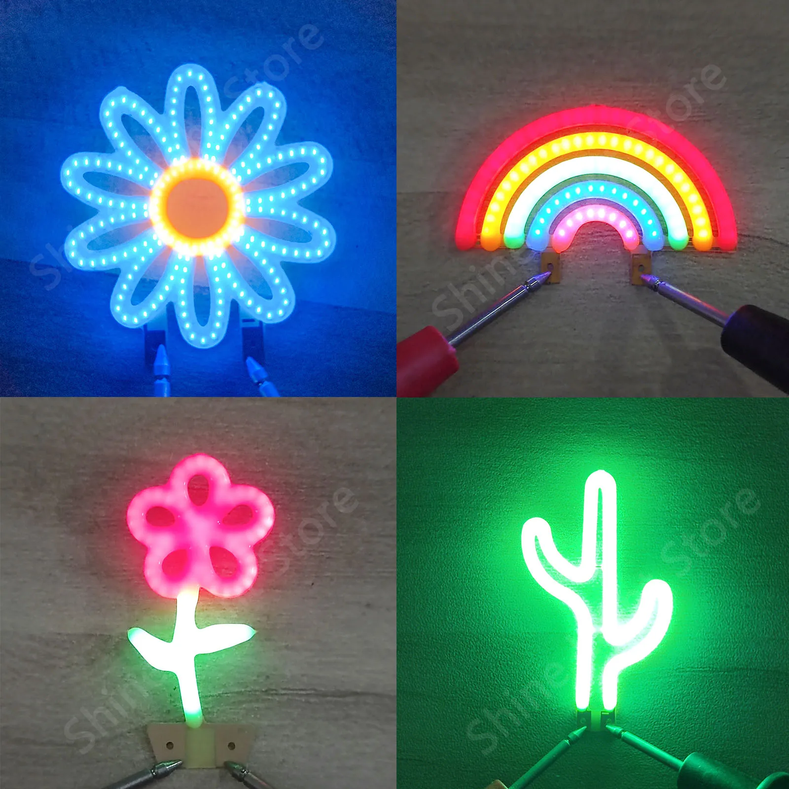 LED COB Micro Flash świece Edison 3V LED kolor dioda żarnika urodziny dekoracja świąteczna akcesoria do żarówek DIY