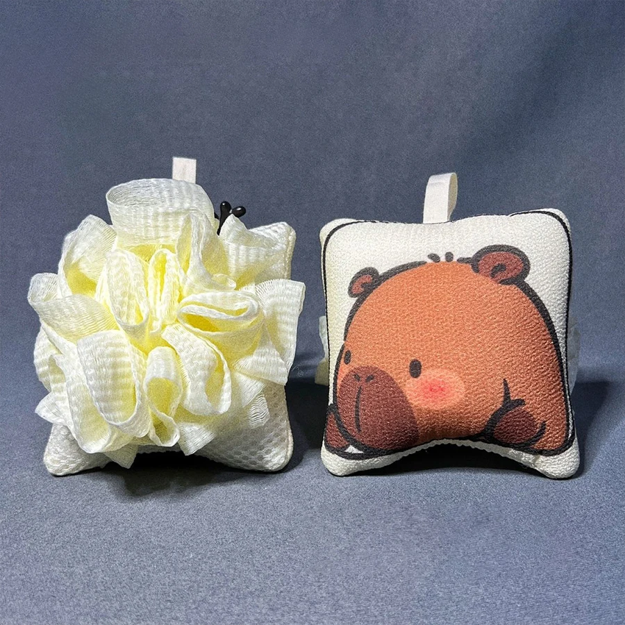 كرة حمام بالا على شكل بطاقة، مقشرة على الوجهين ورغوية الكل في واحد #4