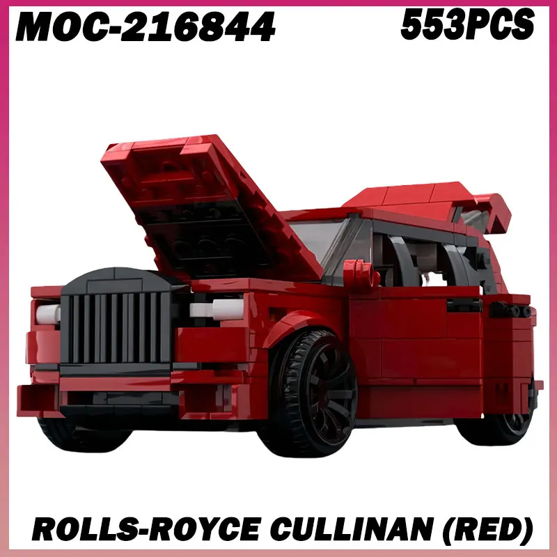 

553 шт. MOC- 216844 Технический гоночный спортивный автомобиль, скорость, чемпион-гонщик, строительные блоки, кирпич, креативные гаражные игрушки для мальчиков