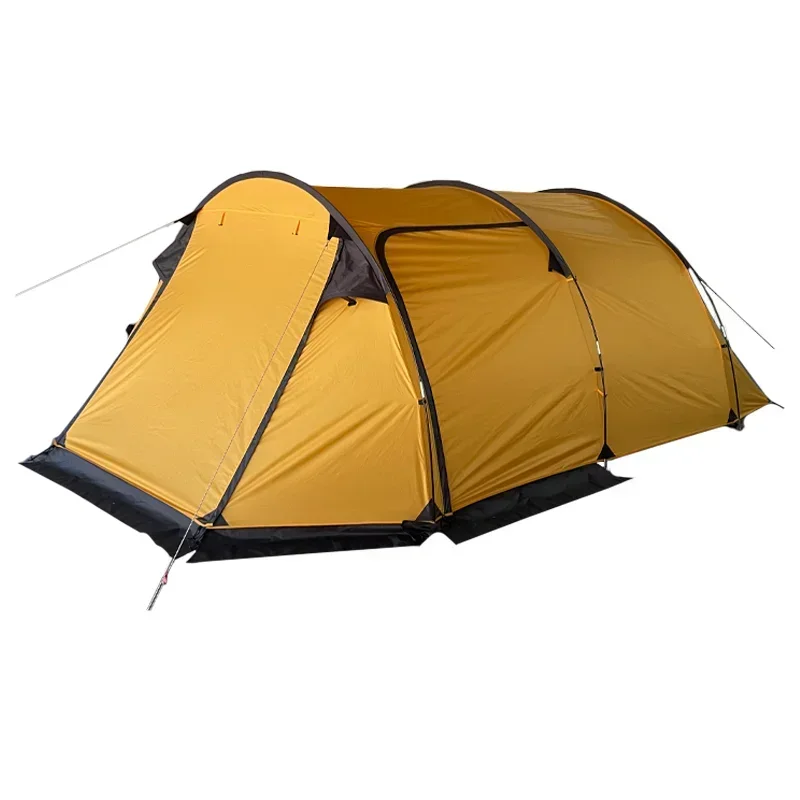 Factory outlet Outdoor Camping Tent Large Waterproof Tunnel  One living room and  Bedroom