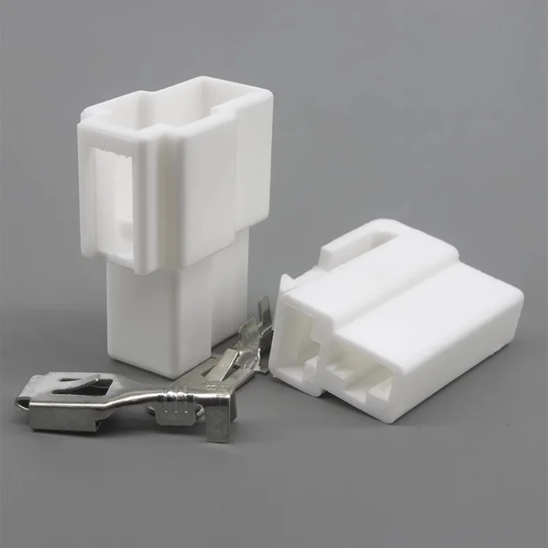 63091Z Automotive Connector 3P Automotive Connector Terminal Plastic Case Plug Spring High Flame Retardant 6.3 Male and Female