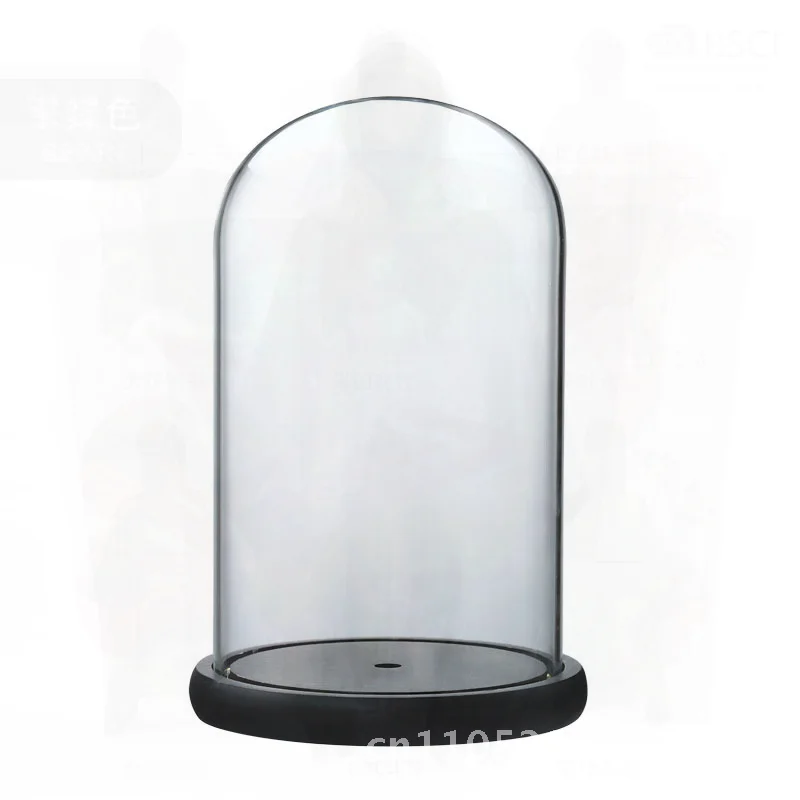 Transparent Glass Sealed Jar with Bamboo Lid for Tea Storage Pastoral Style Food Storage Box Household Kitchen 500ml