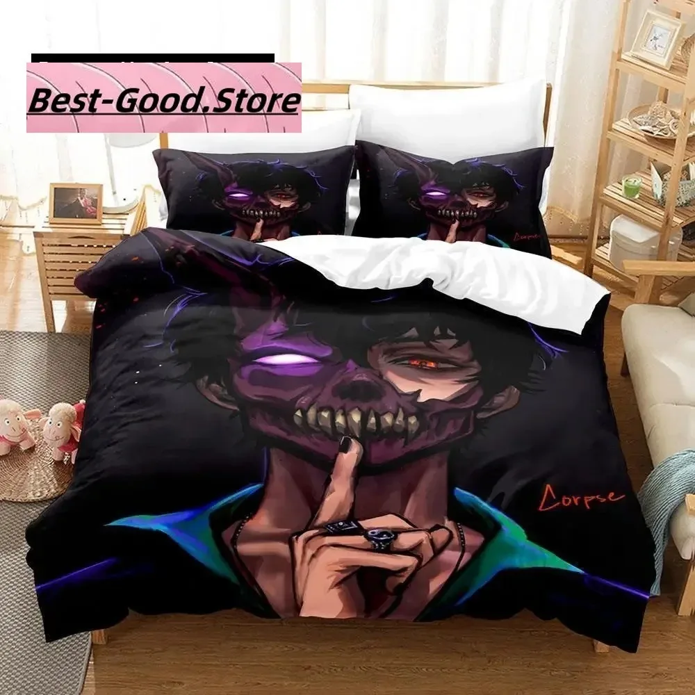 3D Print Cartoon Corpse Husband Bedding Set Boys Girls Twin Queen King Size Duvet Cover Pillowcase Bed boys Adult Bedroom