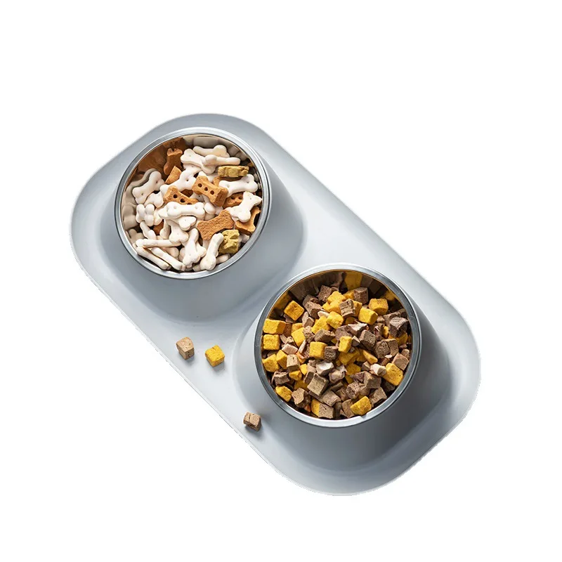 

Pet Bowl Stainless Steel Dog Bowl Neck Guard Pet Food Utensils