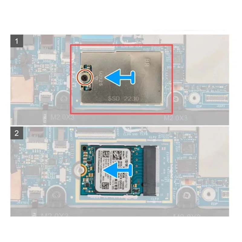 

Thermal Shield / Access Door Bracket for M.2 SSD Storage Drive X3JKG For Dell OEM Latitude 7320 Detachable
