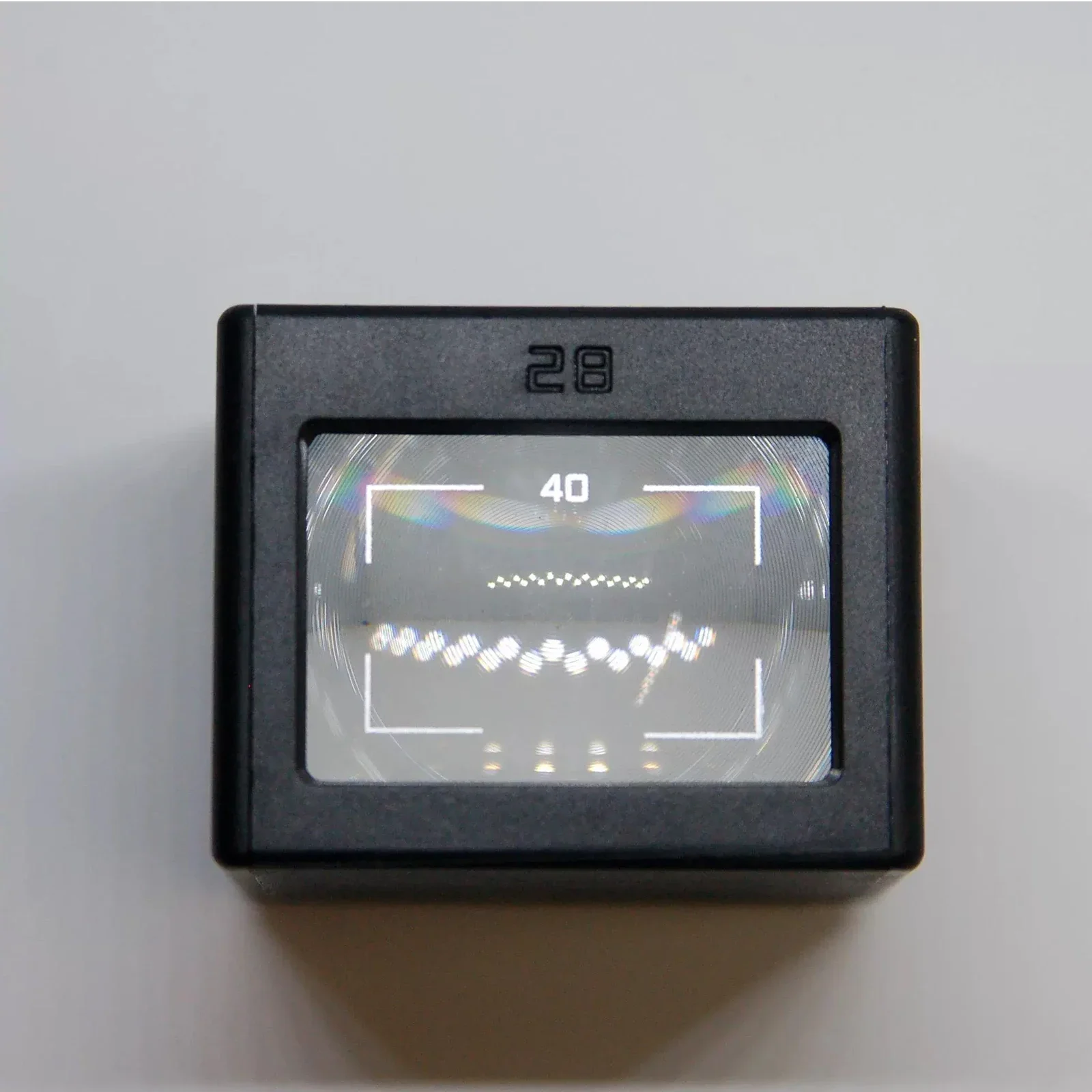 

28mm 40-Frame External Optical Waist Level Viewfinder - Durable Camera Accessory for Photography Enthusiasts