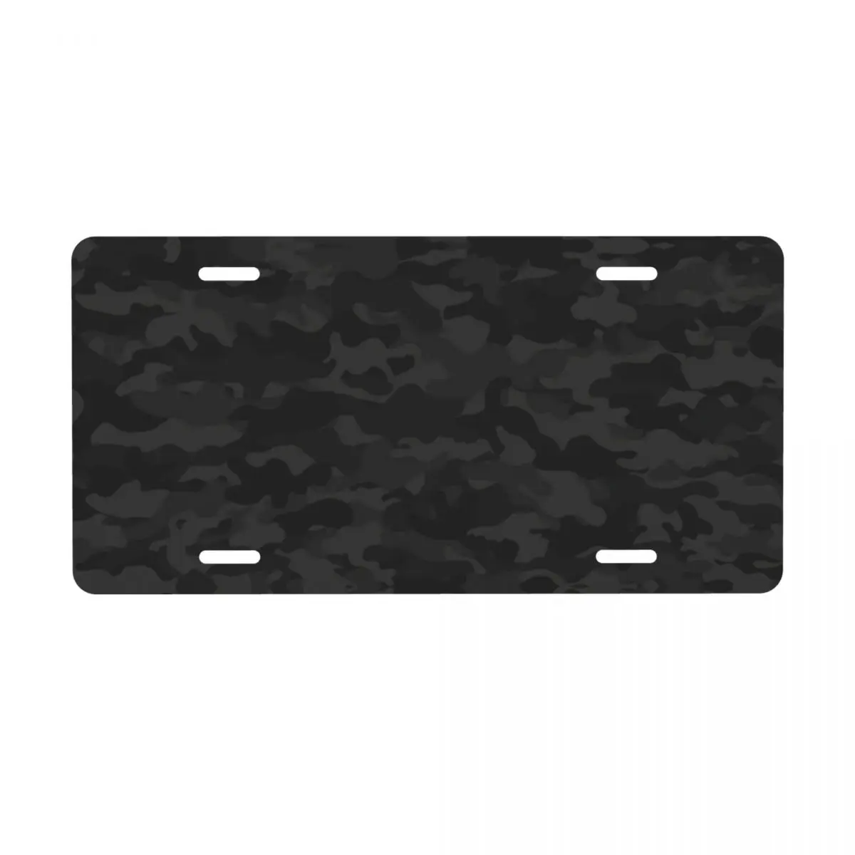 Camo Camouflage Seamless Pattern License Plate Army Tactical Decorative Car Front License Plate Aluminum Metal Sign Vanity Tag